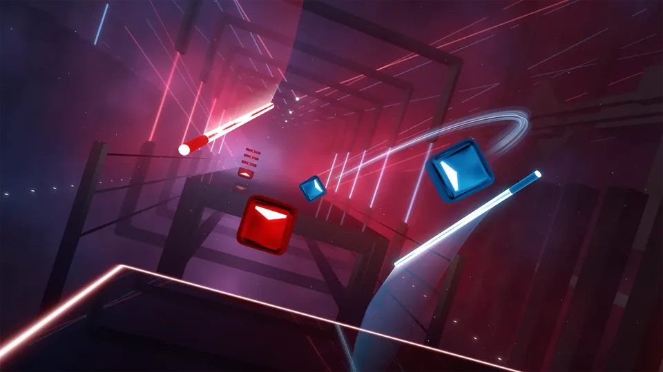 Captura de tela de Beat Saber
