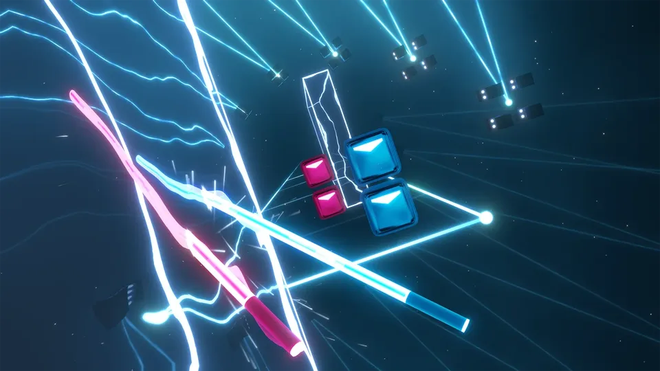 Captura de tela de Beat Saber