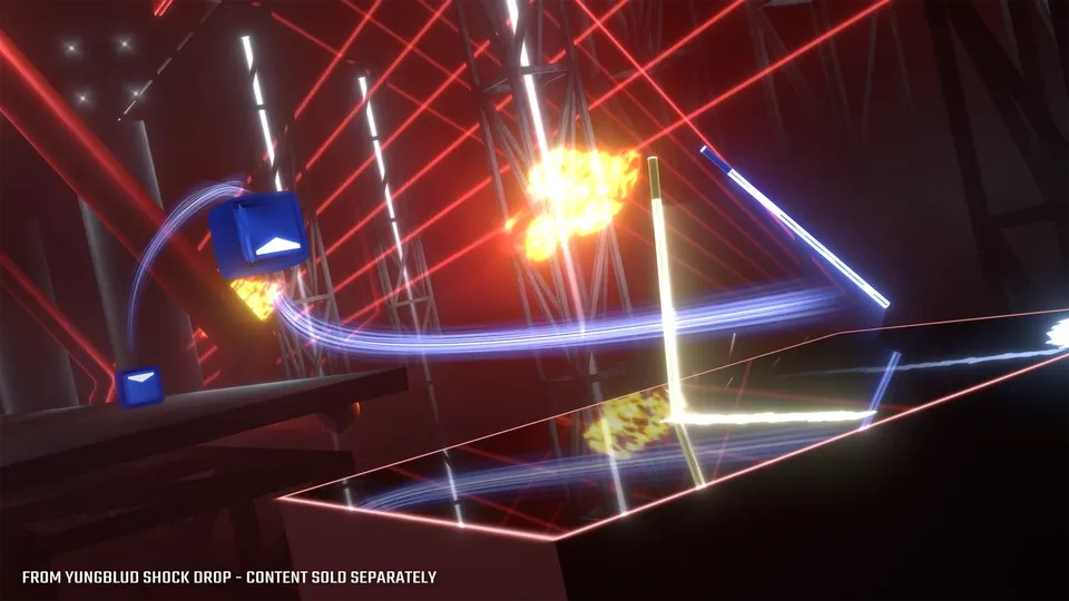 Captura de tela de Beat Saber
